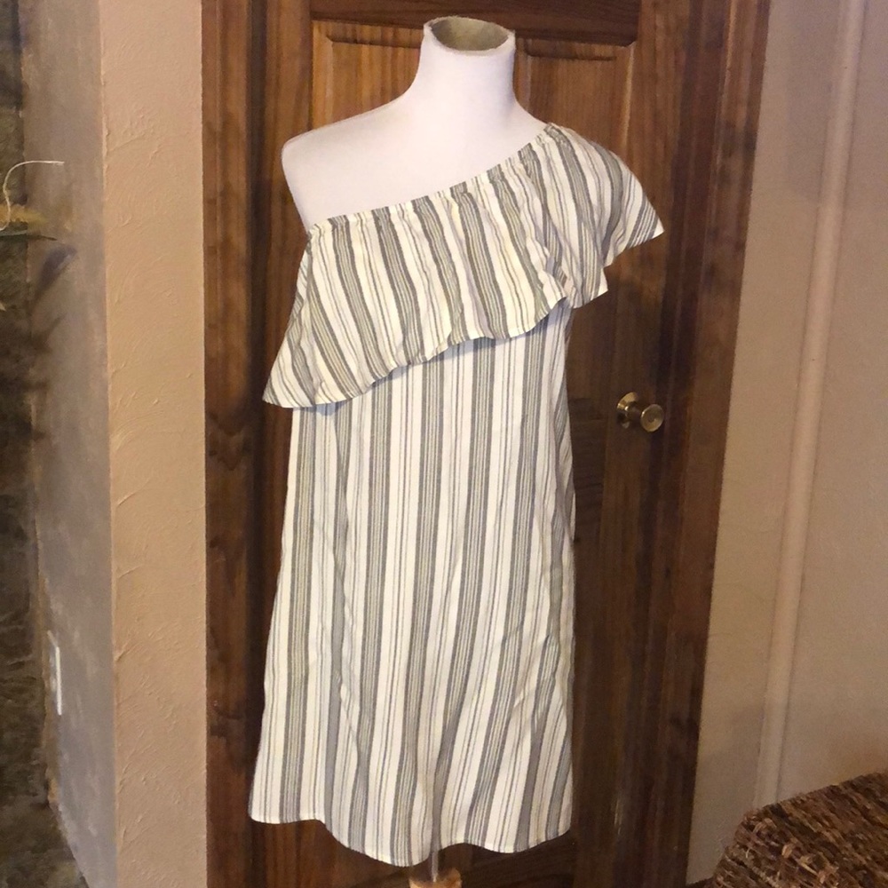 NWT one shoulder dress or swimsuit coverup